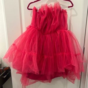 Pink fluffy dress! Tags still on!